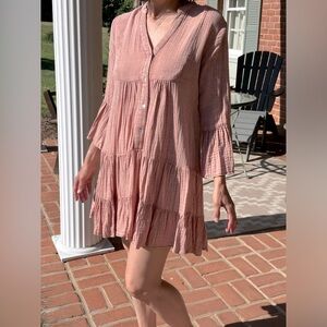 Faherty Dream Cotton Gauze Kasey Dress